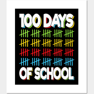 100 Days Of School Teacher And Student 100Th Day Of School Posters and Art